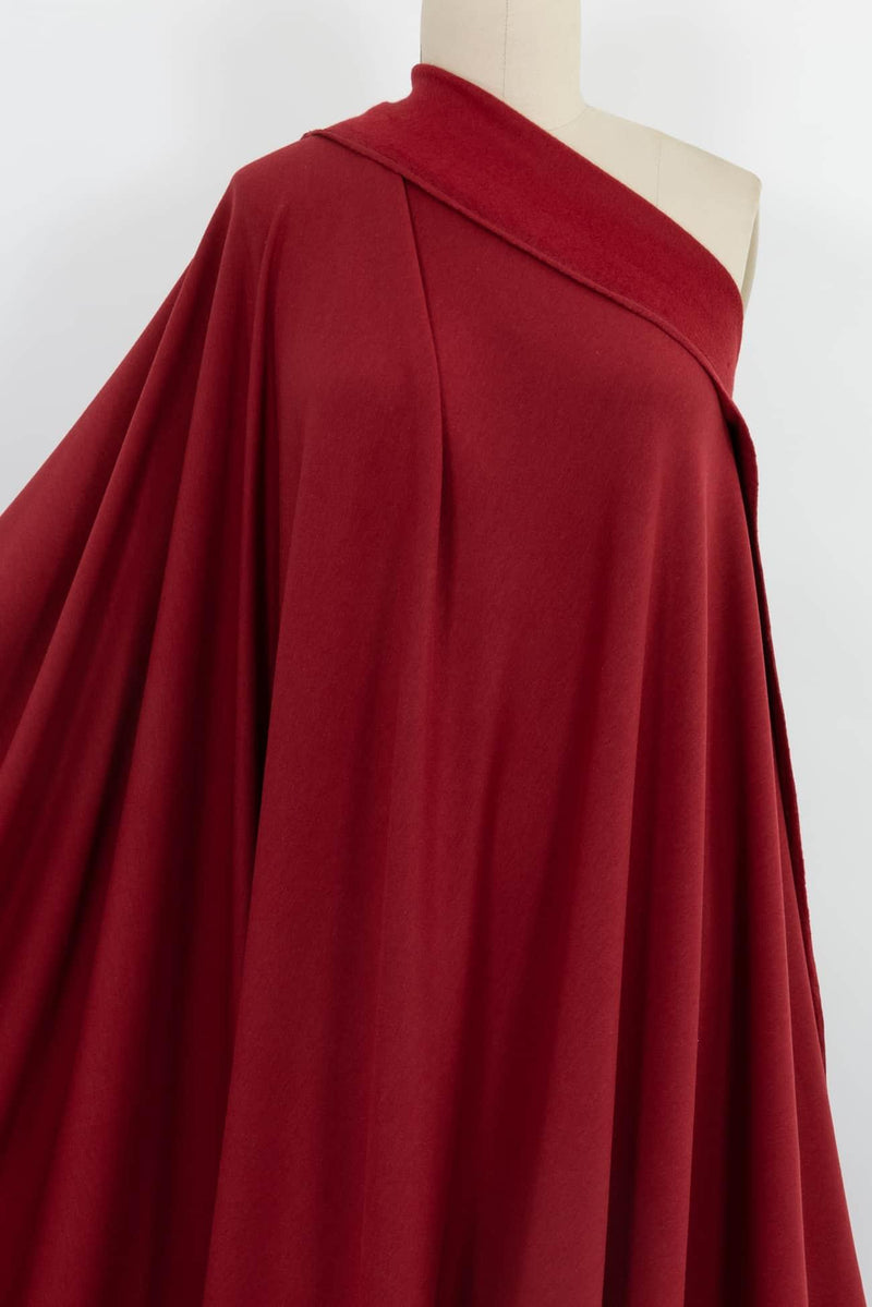 Red Rover Bamboo/Cotton Fleece Knit - Marcy Tilton Fabrics