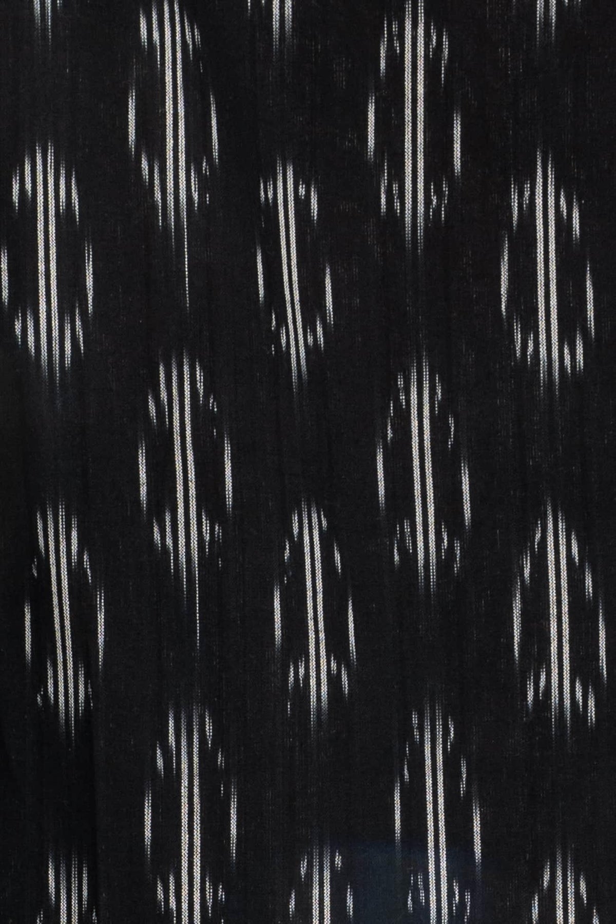 Rishi Black Cotton Ikat Woven - Marcy Tilton Fabrics