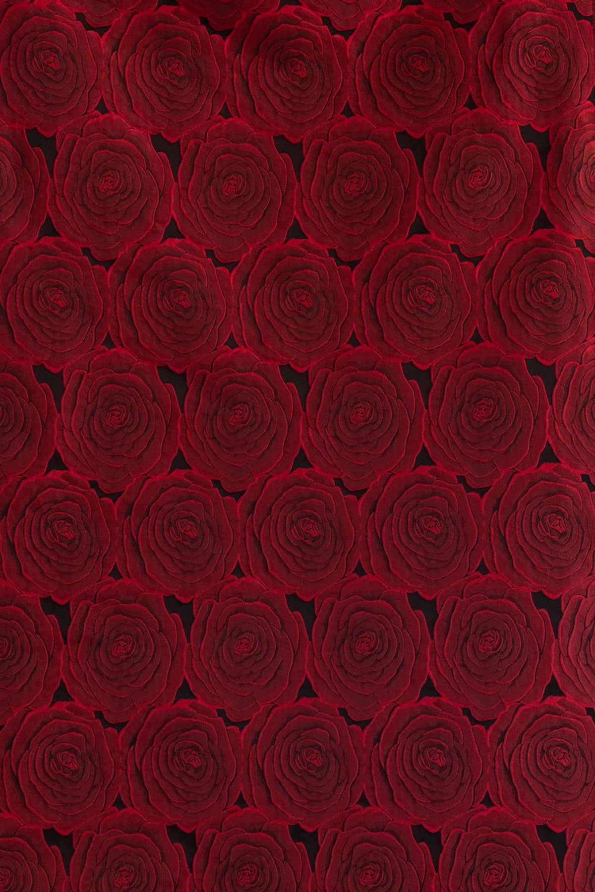 Rose Red Brocade Woven - Marcy Tilton Fabrics