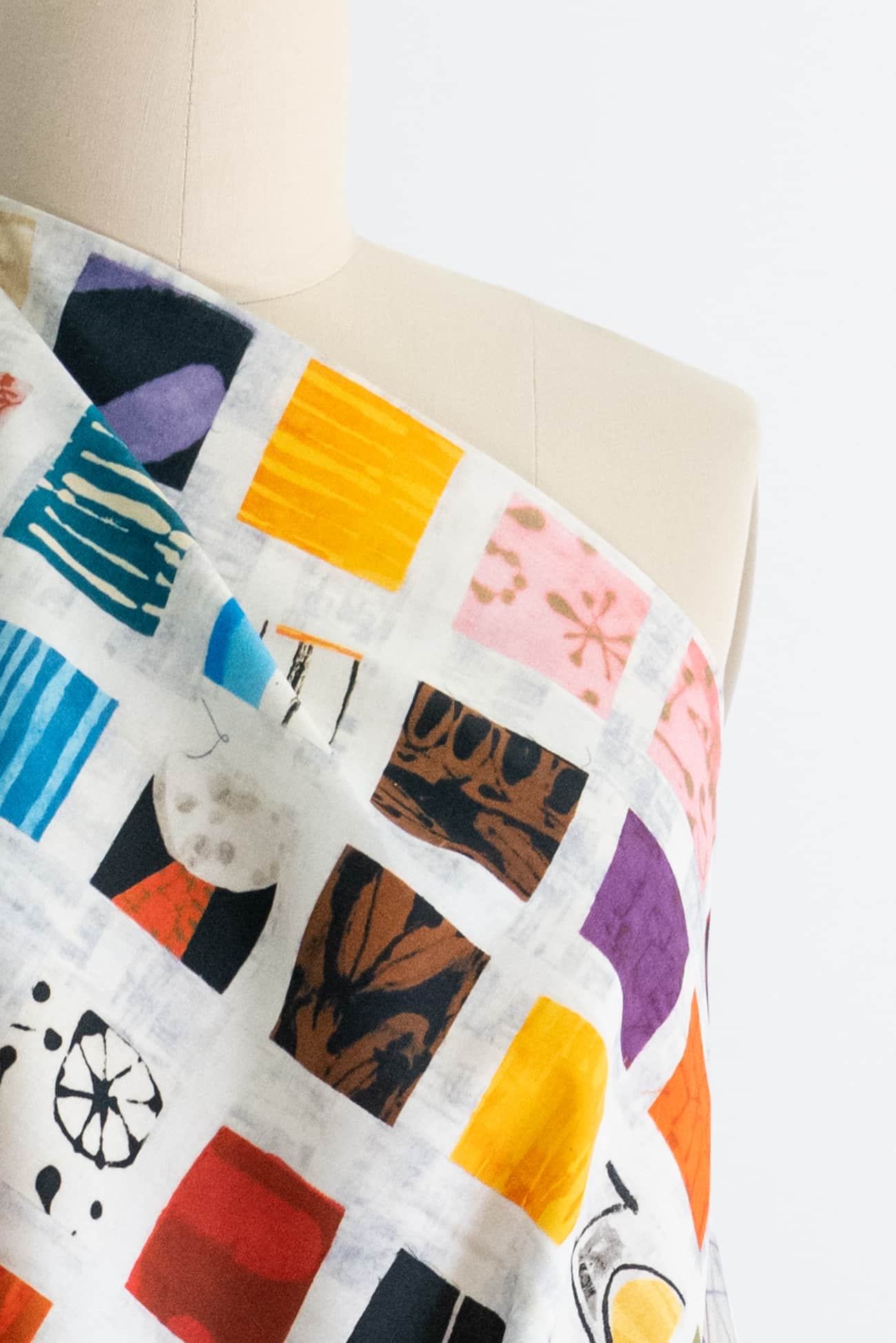 Spectrum Squares Cotton Woven - Marcy Tilton Fabrics