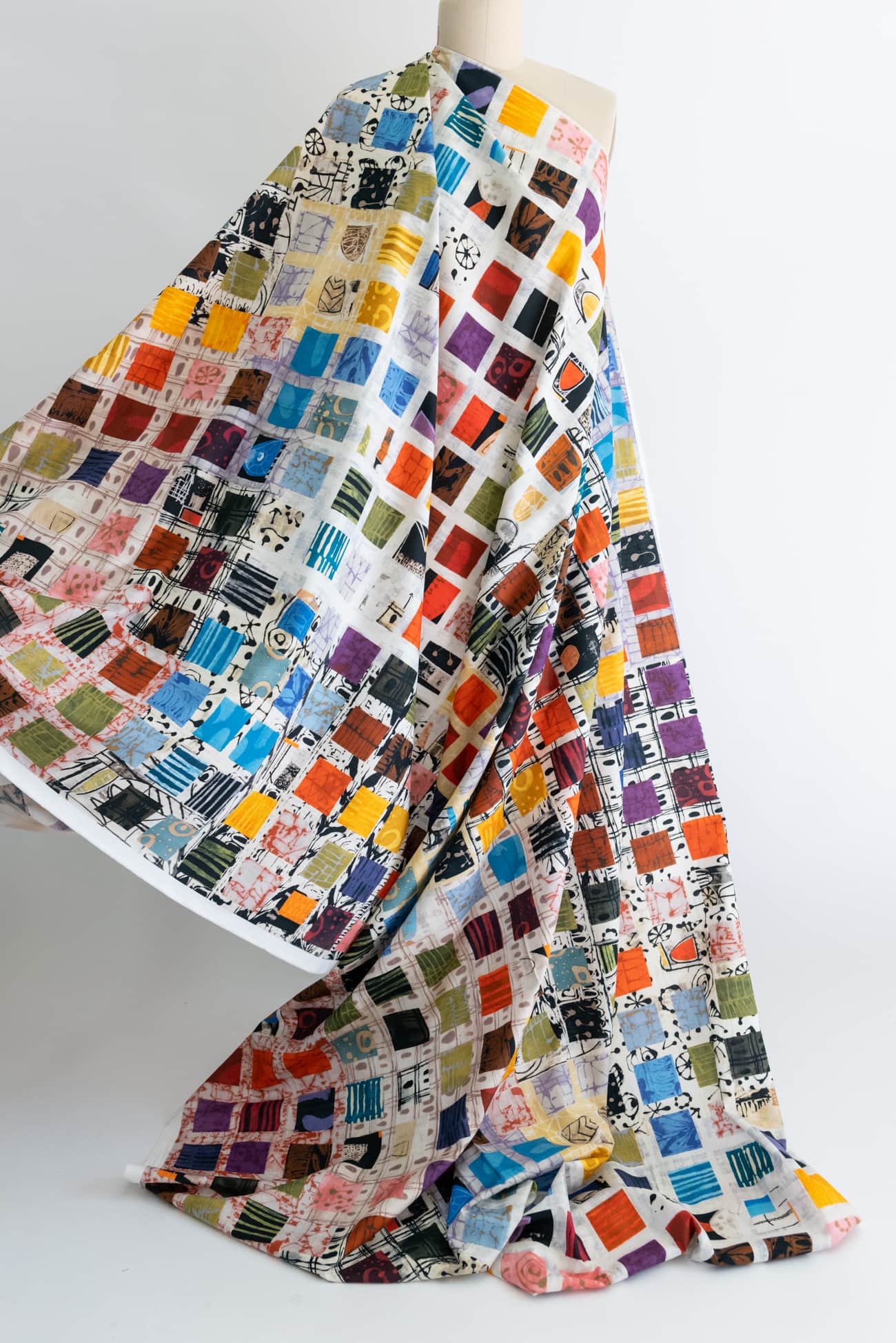 Spectrum Squares Cotton Woven - Marcy Tilton Fabrics