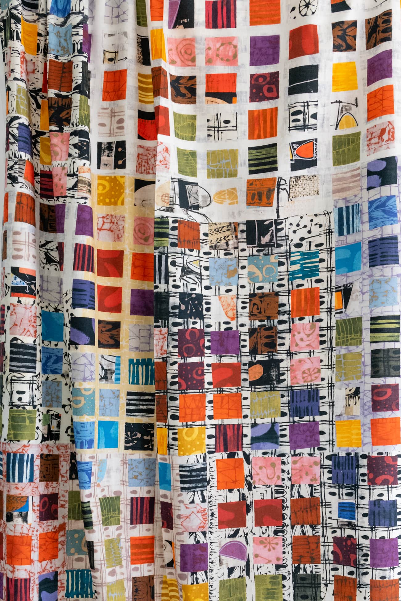 Spectrum Squares Cotton Woven - Marcy Tilton Fabrics