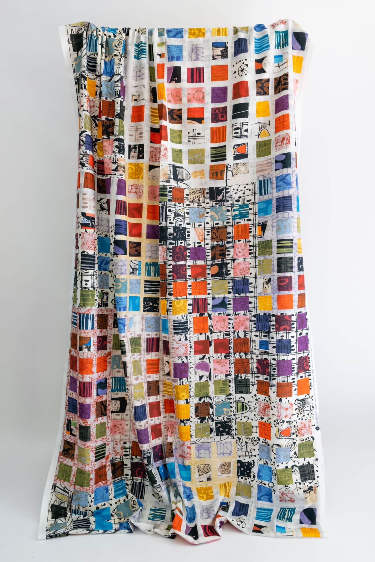 Spectrum Squares Cotton Woven - Marcy Tilton Fabrics