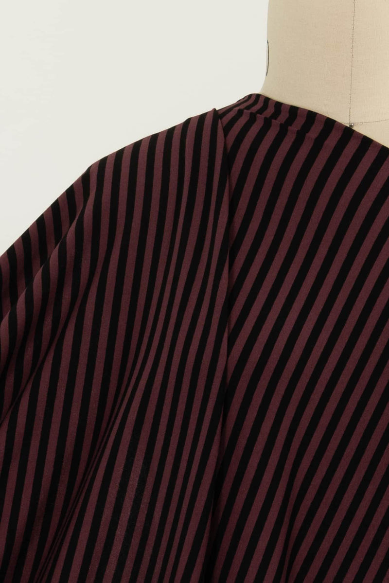 Syrah Stripes USA Knit - Marcy Tilton Fabrics