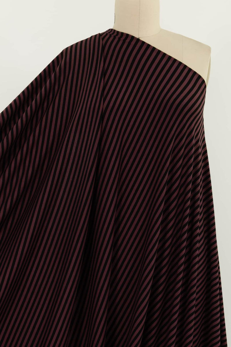 Syrah Stripes USA Knit - Marcy Tilton Fabrics