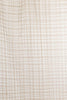 Taupe Plaid Italian Silk Organza Woven - Marcy Tilton Fabrics