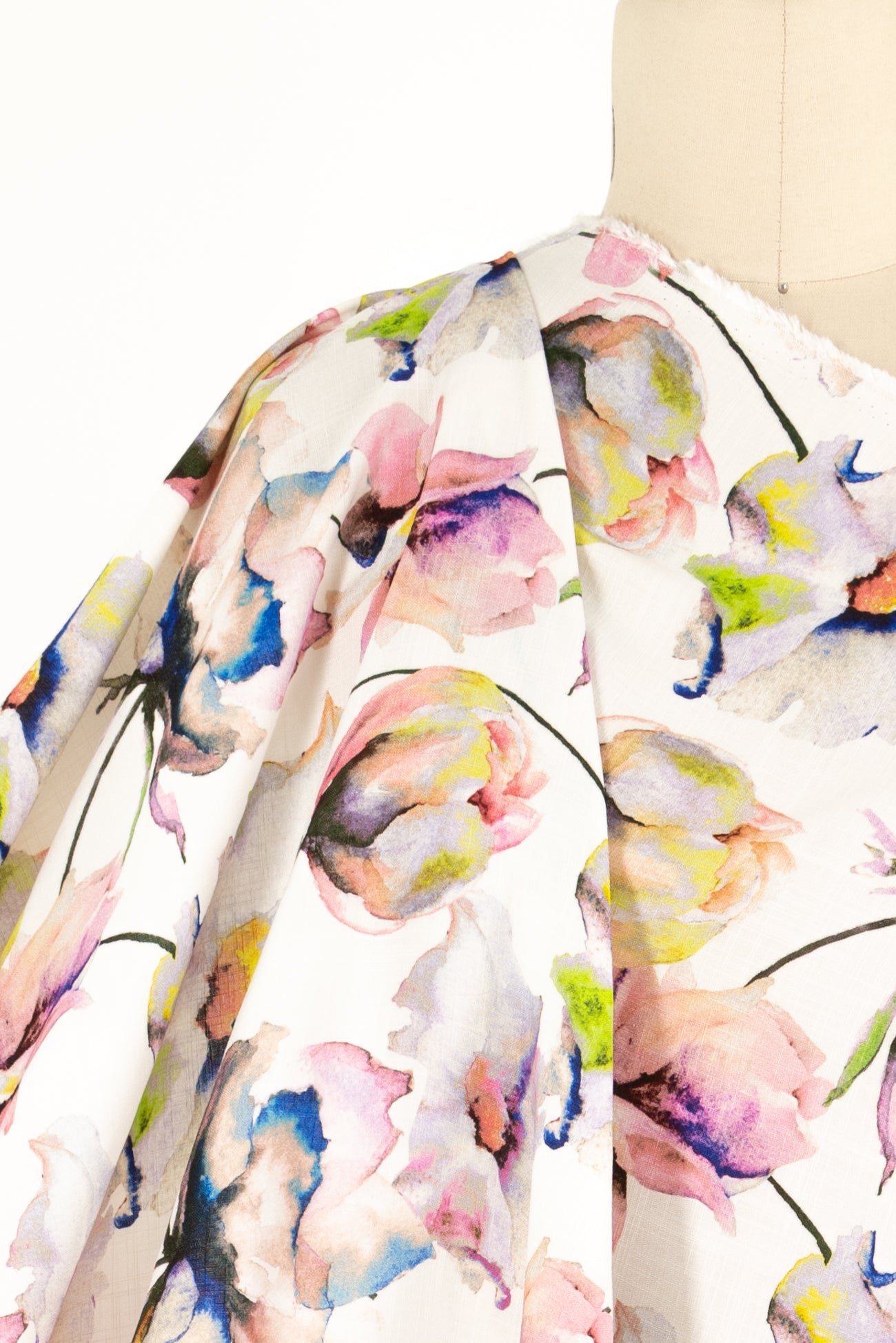 Turner Watercolor Floral Rayon Woven - Marcy Tilton Fabrics