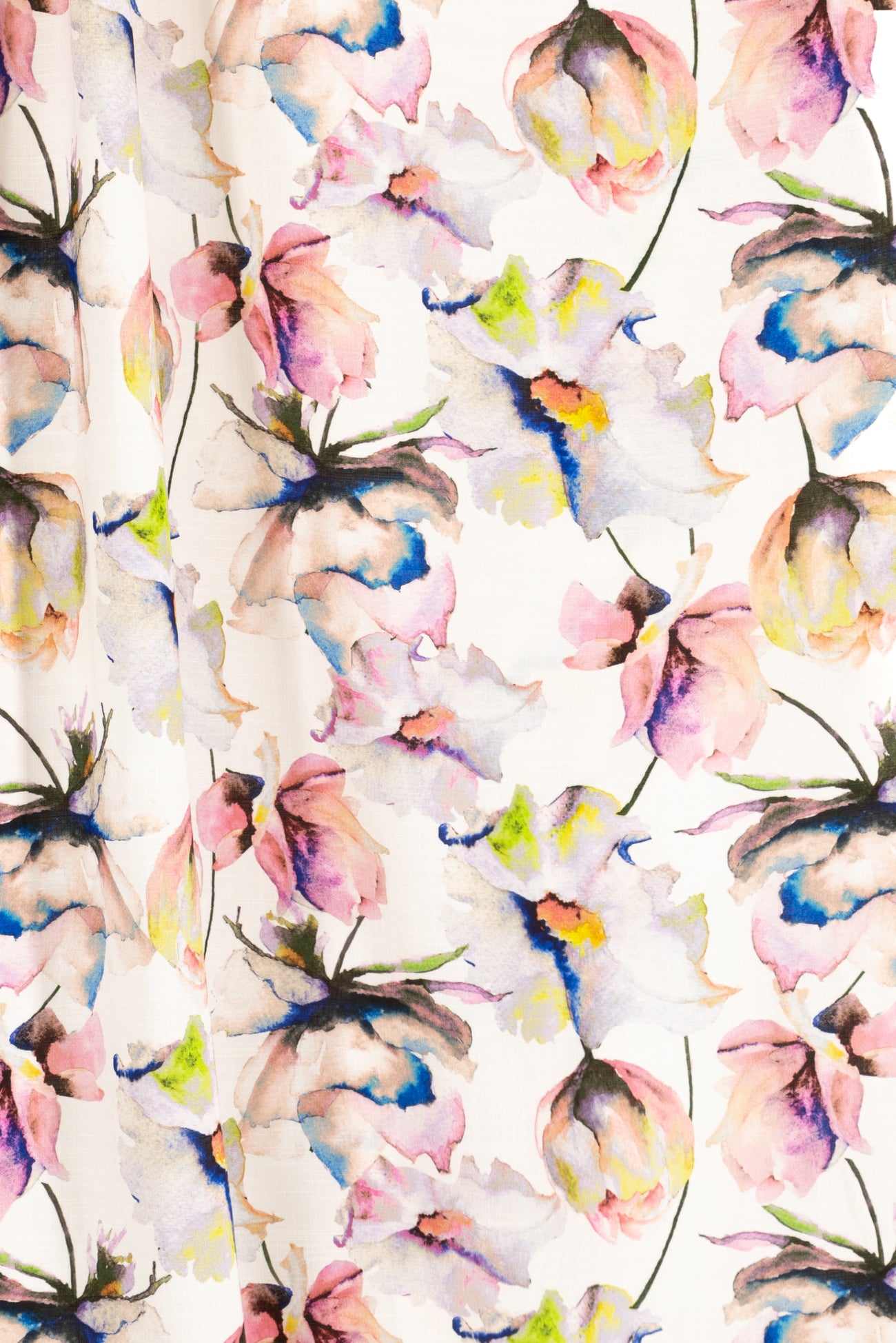 Turner Watercolor Floral Rayon Woven - Marcy Tilton Fabrics