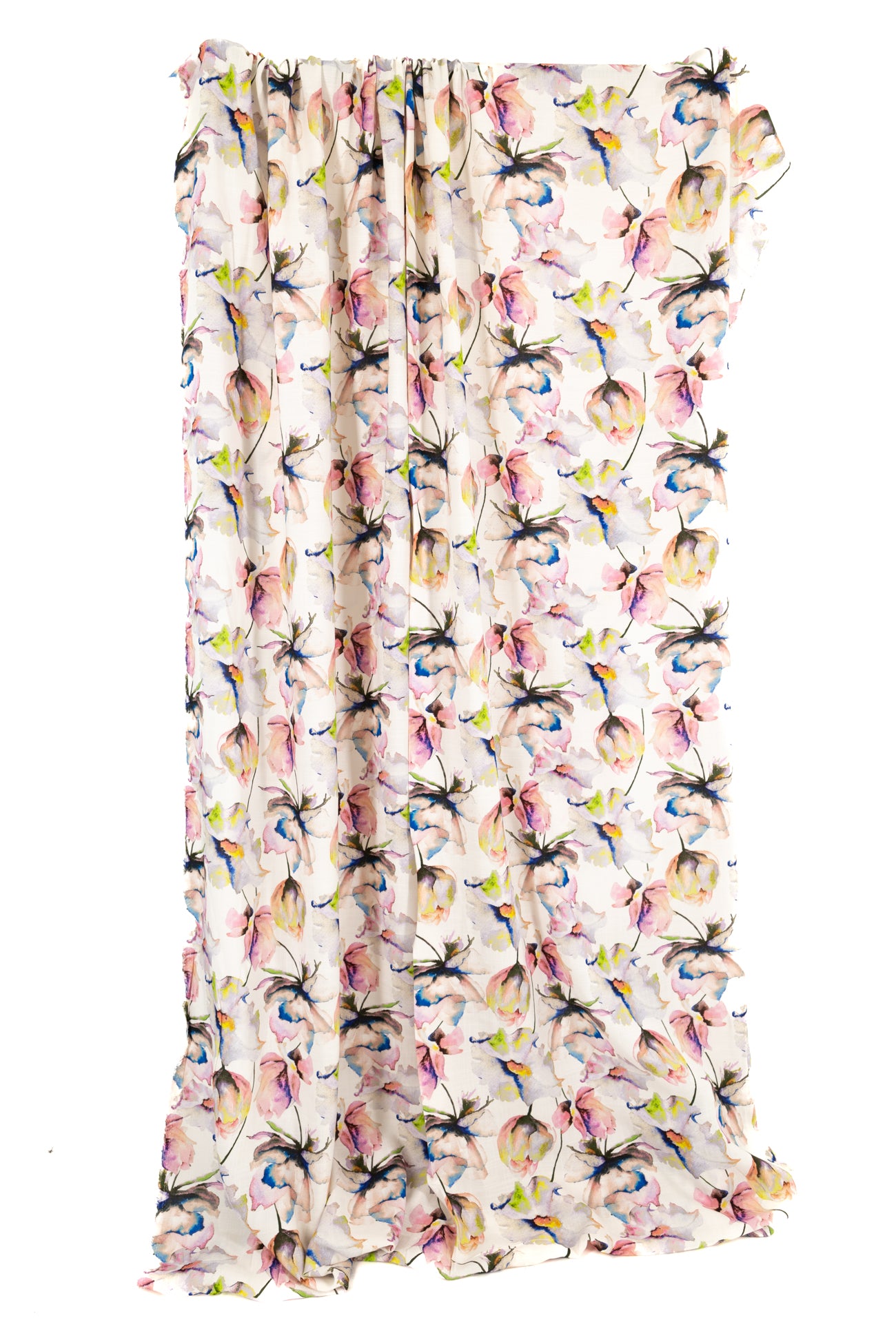 Turner Watercolor Floral Rayon Woven - Marcy Tilton Fabrics