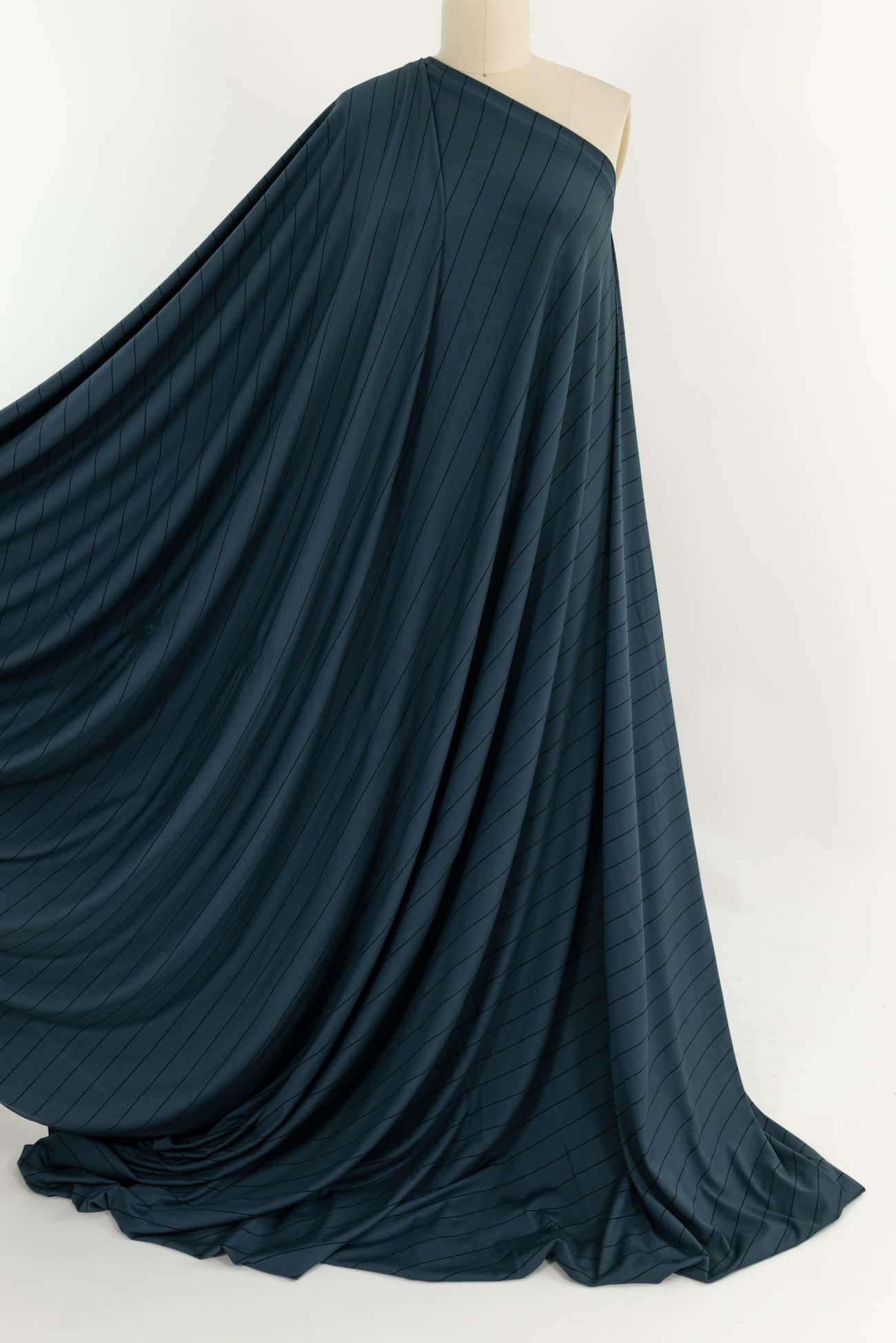 Vander Blue Stripes USA Knit - Marcy Tilton Fabrics