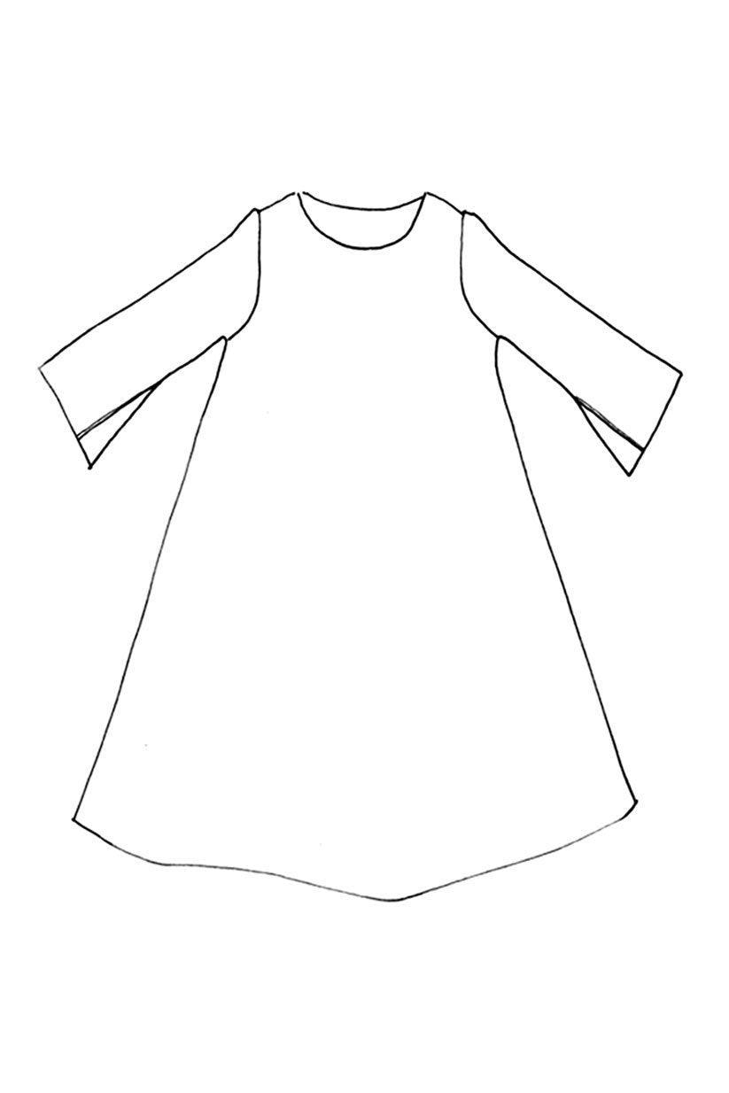 The Trapeze Dress Pattern - Marcy Tilton Fabrics