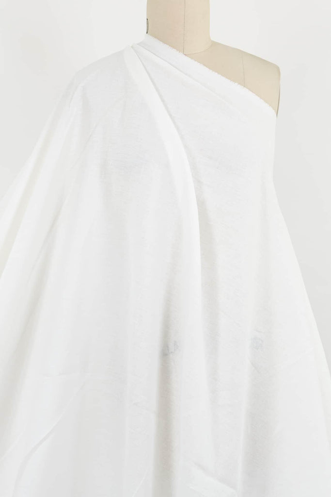 White Linen Woven   106" wide - Marcy Tilton Fabrics